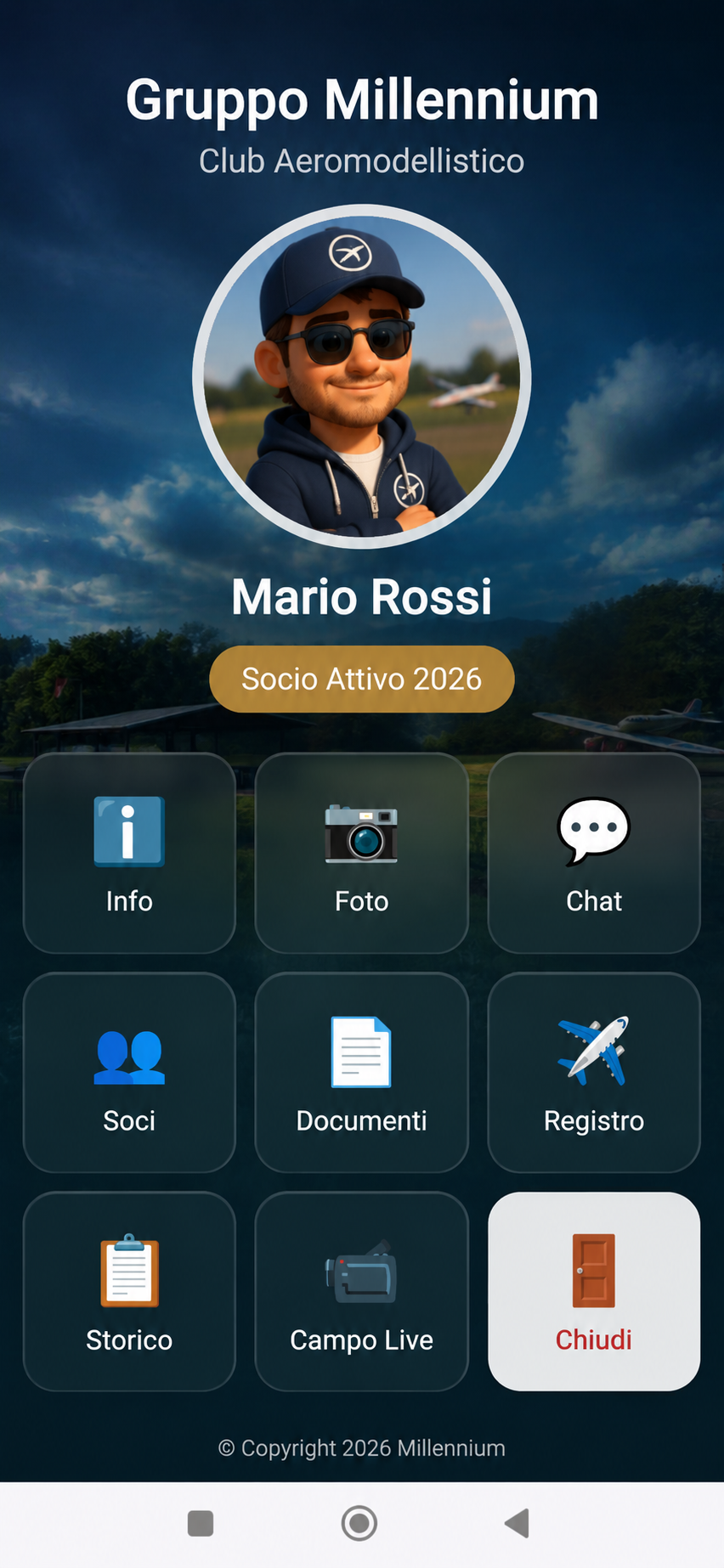 Tessera digitale per associazioni sportive